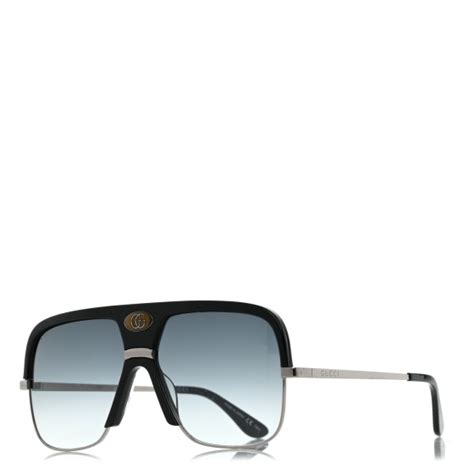 gucci 0478|GUCCI Aviator Sunglasses GG0478S Havana Black.